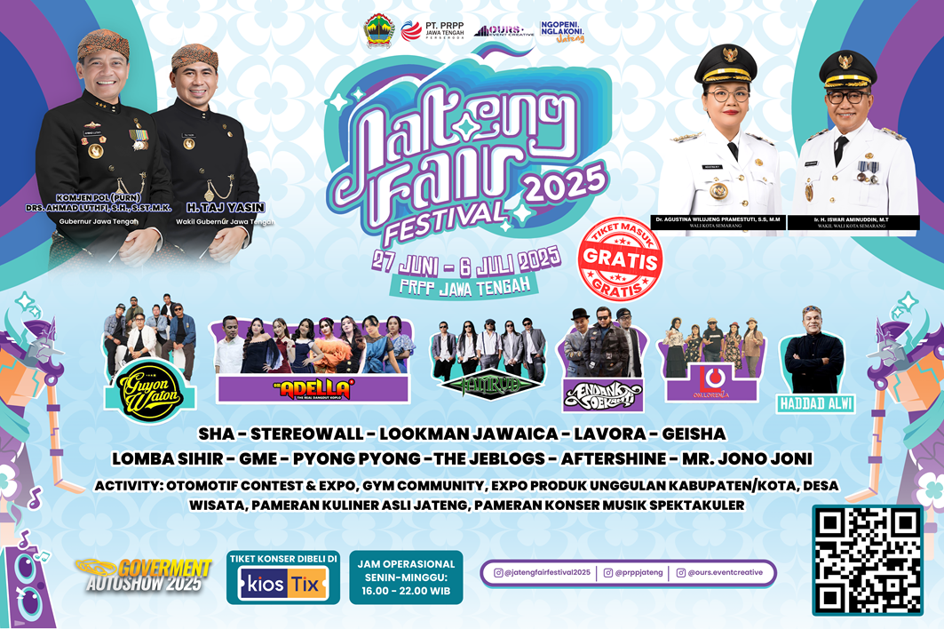 Jateng Fair 2025 Siap Digelar di Semarang, Hadirkan Ratusan Stand dan Hiburan Spektakuler